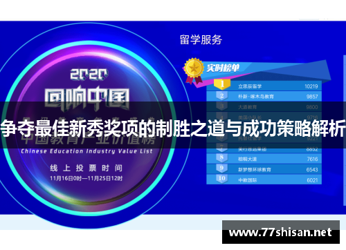 争夺最佳新秀奖项的制胜之道与成功策略解析