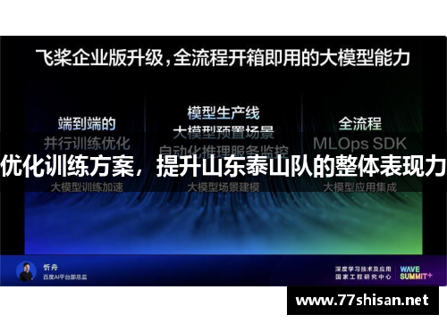 优化训练方案，提升山东泰山队的整体表现力