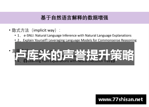 卢库米的声誉提升策略