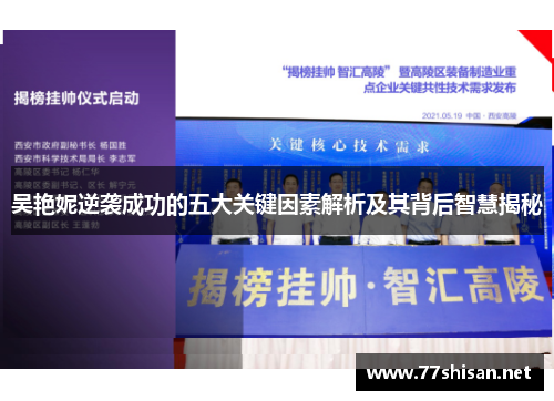 吴艳妮逆袭成功的五大关键因素解析及其背后智慧揭秘